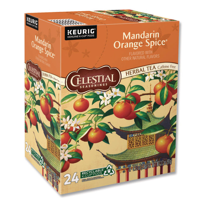 Mandarin Orange Spice Herb Tea, 0.13 oz K-Cups, 24/Box