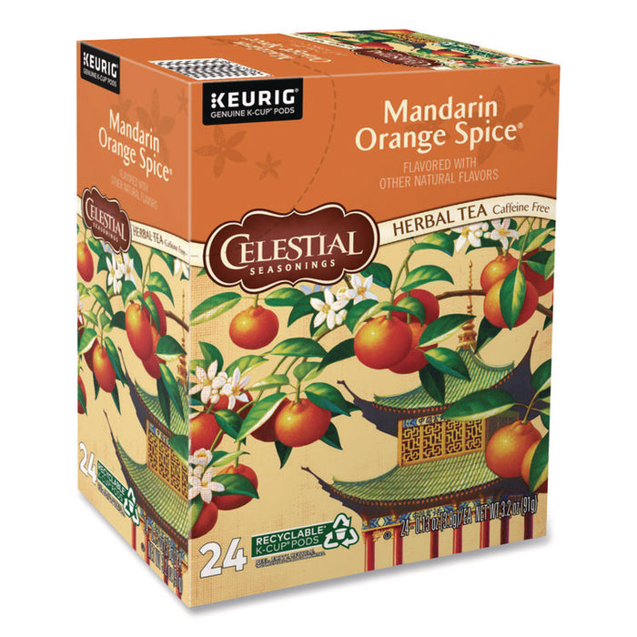 Mandarin Orange Spice Herb Tea, 0.13 oz K-Cups, 96/Carton