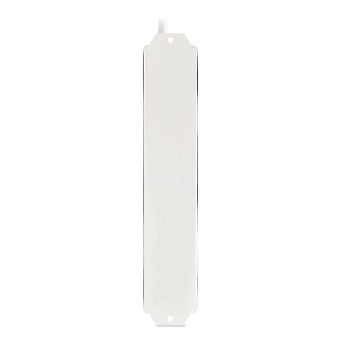 Safe-IT Medical-Grade Power Strip with Antimicrobial Protection, 6 Hospital-Grade Outlets, USB Charging, 2 ft Cord, White