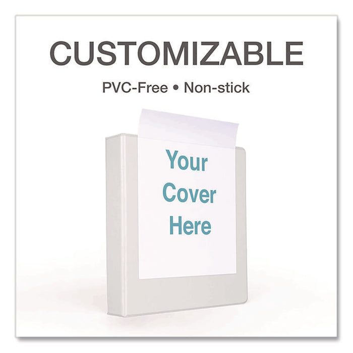 Premier Easy Open ClearVue Locking Slant-D Ring Binder, 3 Rings, 1.5" Capacity, 11 x 8.5, White