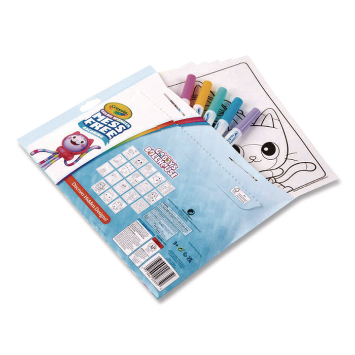 Gabby's Dollhouse Color Wonder Kit, Includes Five Markers, Ages 3 and Up, 18 Pages