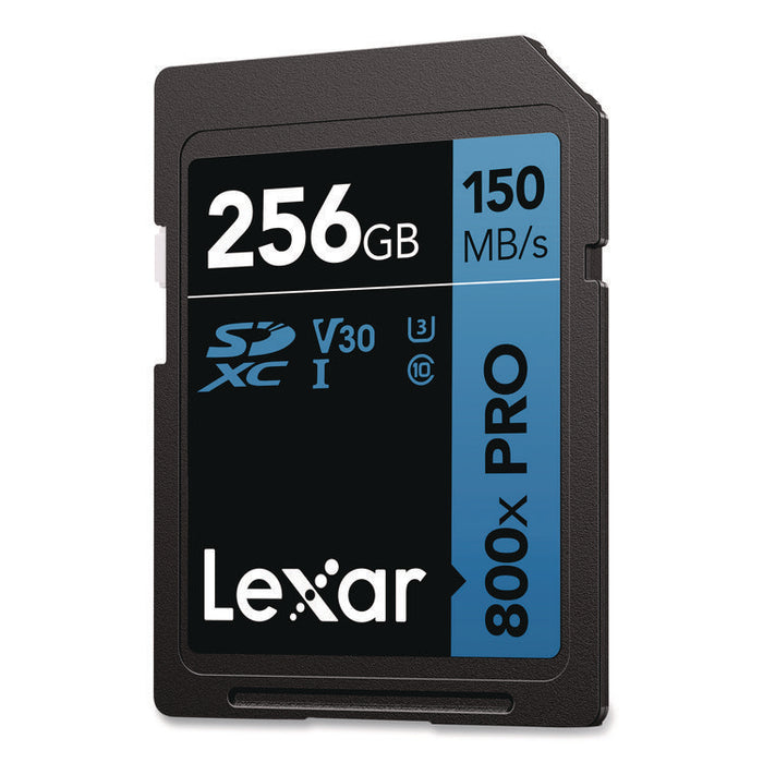 High-Performance PRO BLUE Series SDXC Memory Card, UHS-I V30 U1 Class 10, 256 GB