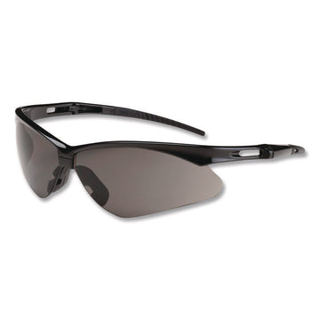 Anser Optical Safety Glasses, Black Half Frame, Gray Dual Lens
