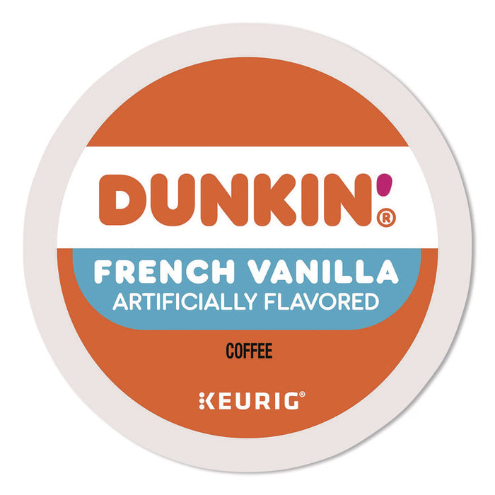 French Vanilla Coffee K-Cup Pods, 0.37 oz, 22/Box, 4 Boxes/Carton