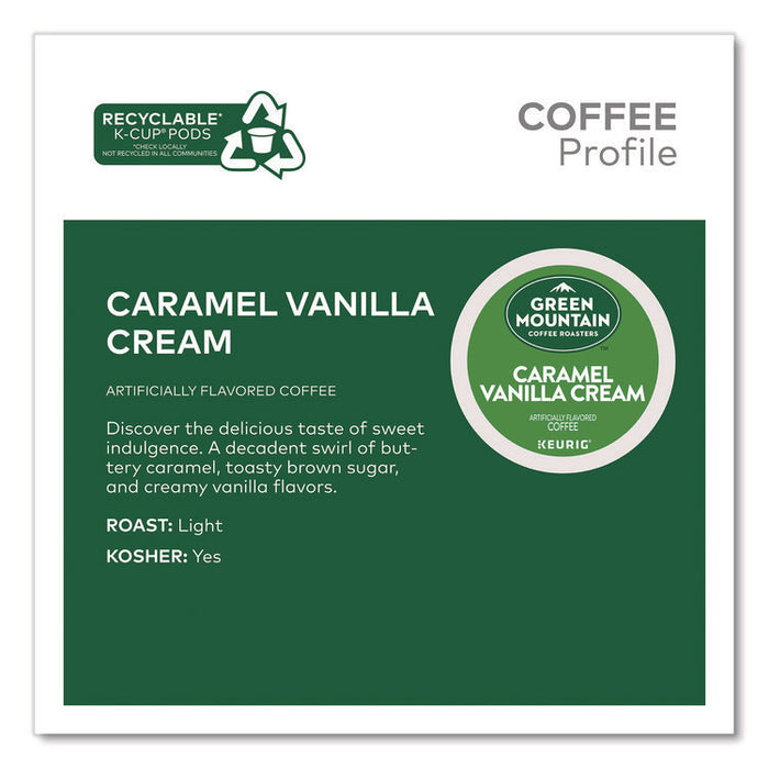 Caramel Vanilla Cream Coffee K-Cups, 0.33 oz, 48/Box