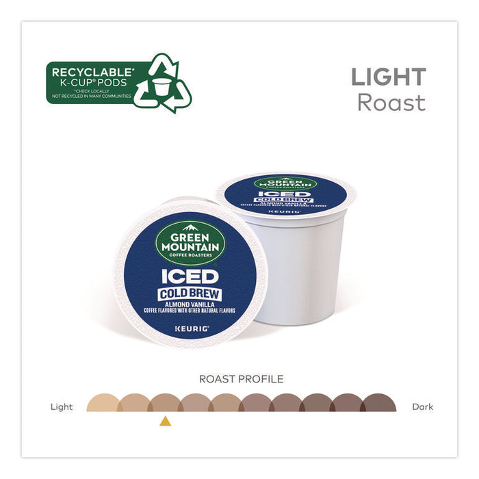 Almond Vanilla Brew Over Ice Coffee K-Cups, 0.21 oz, 20/Box