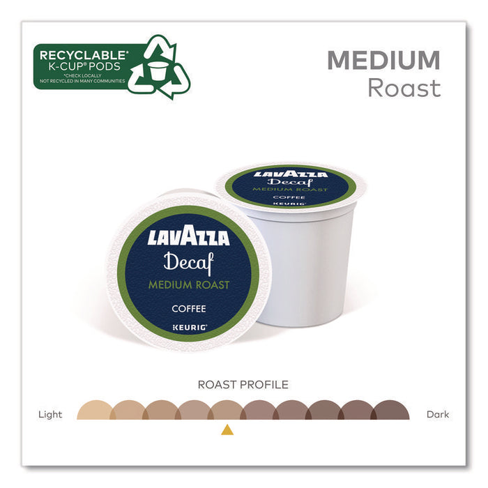 Lavazza Classico Coffee K-Cups, Decaf, 0.41 oz, 22/Box