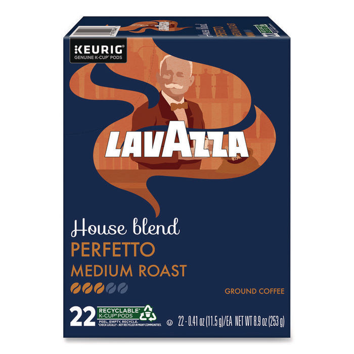 Perfetto Coffee K-Cups, House Blend, 0.41 oz, 22/Box