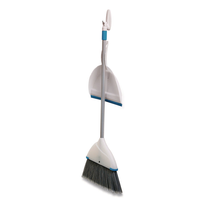 Large Wire Hook, Metal/Plastic, White, Supports 5 lbs