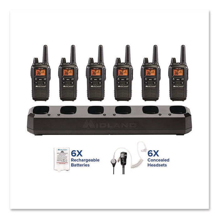 Biztalk Two-Way Business Radio Bundle, 6 Radios, 36 Channels