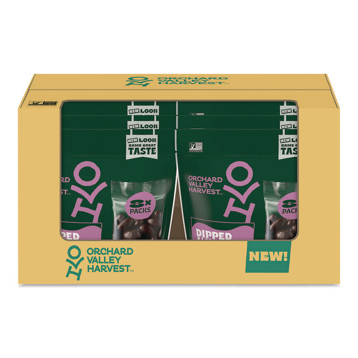 Dipped Almonds, Dark Chocolate, (8) 1 oz Bags