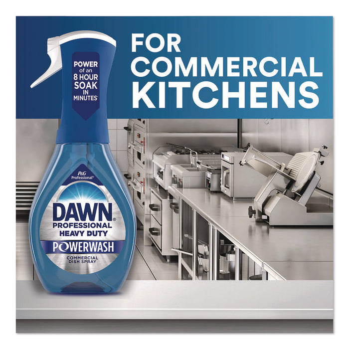 Heavy Duty Powerwash Commercial Dish Spray, Fresh Scent, 16 oz Spray Bottle