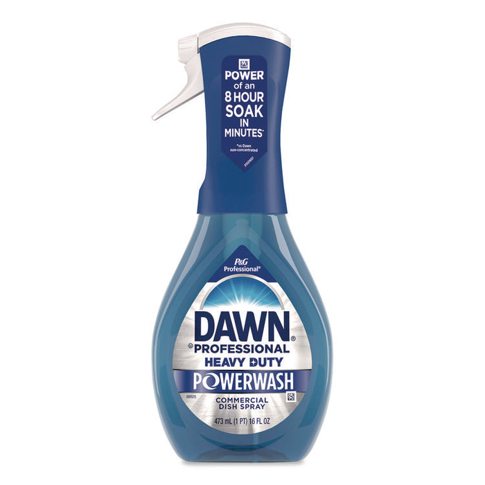 Heavy Duty Powerwash Commercial Dish Spray, Fresh Scent, 16 oz Spray Bottle