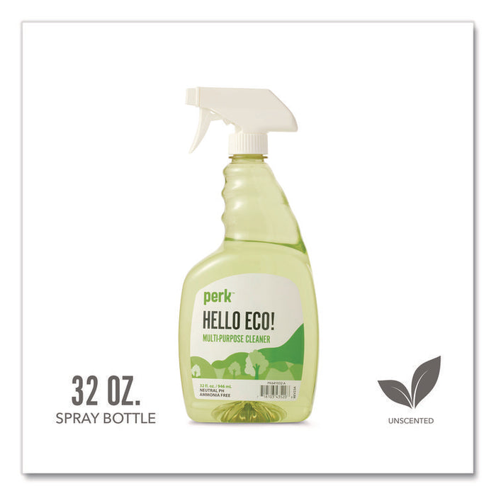 Hello Eco Multi-Purpose Cleaner, Citrus Scent, 32 oz Spray Bottle