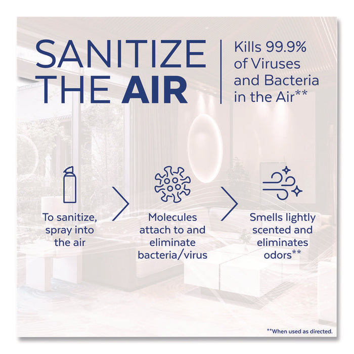 Air Sanitizer Spray, White Linen, 10 oz Aerosol Spray