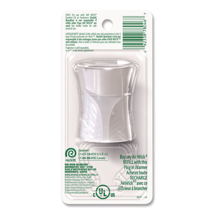 Scented Oil Warmer, 1.75 x 2.69 x 3.63, White