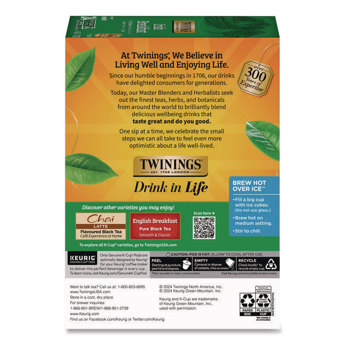 Tea K-Cups, Irish Breakfast, 0.11 oz, 24/Box