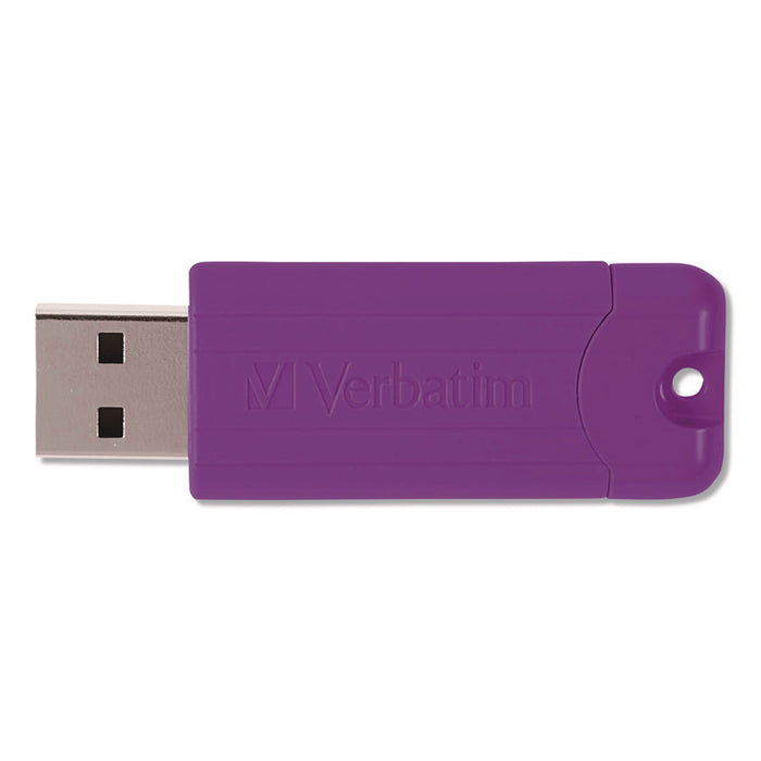 PinStripe USB 3.0 Flash Drive, 16 GB, Assorted Colors, 5/Pack