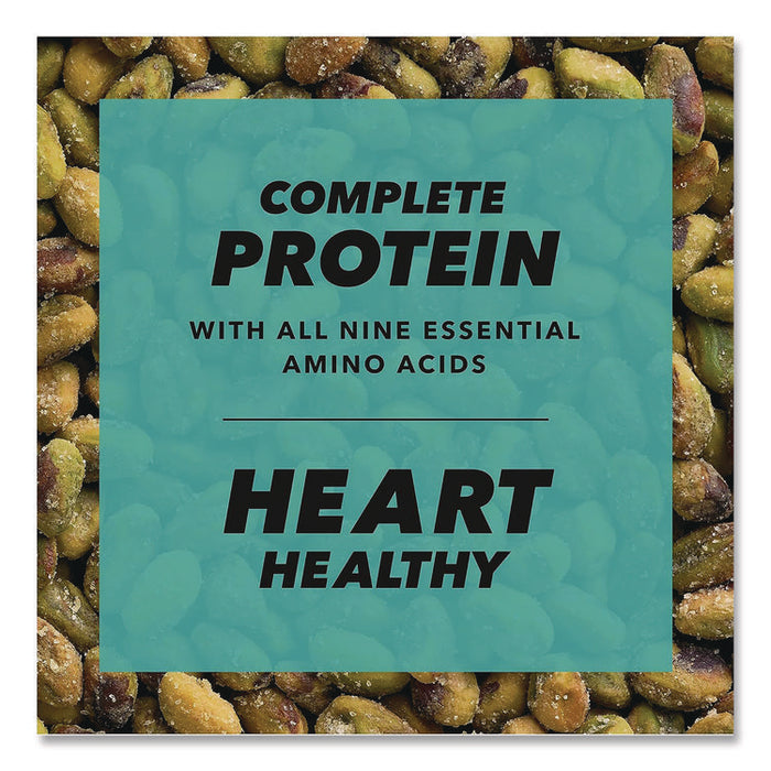 Wonderful No Shells Pistachios, Sea Salt and Vinegar, 2.25 oz Bag, 8/Box