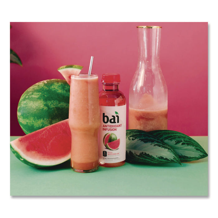 Antioxidant Infused Beverage, Kula Watermelon 18 oz Bottle, 12/Carton