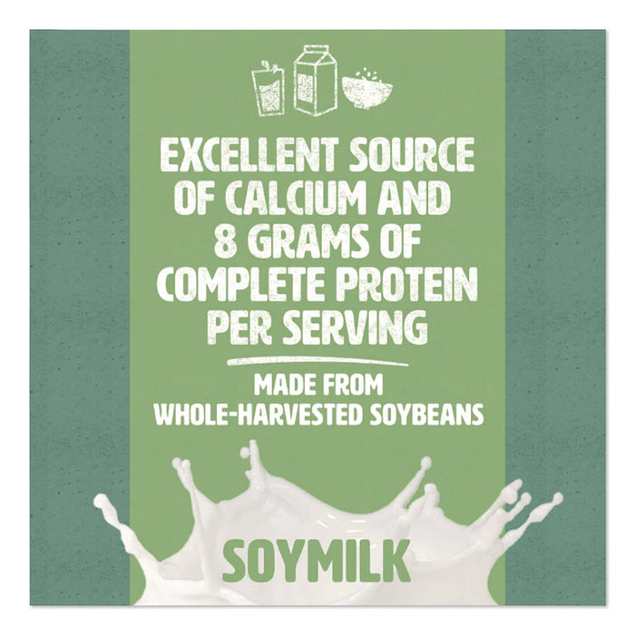 Soymilk, Unsweetened Original, 32 oz, 6/Carton