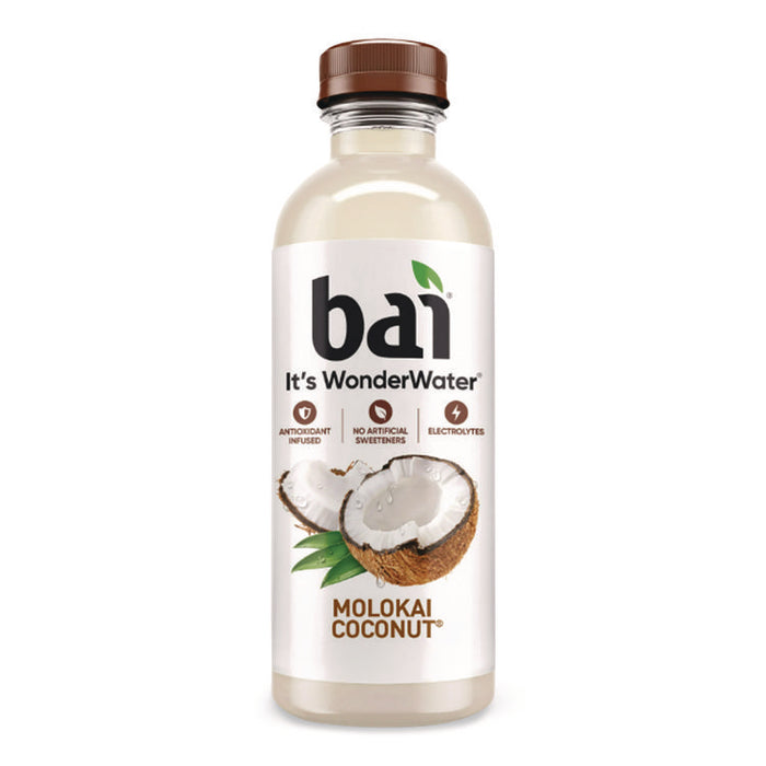 Antioxidant Infused Beverage, Cocofusions Molokai Coconut, 18 oz Bottle, 12/Carton