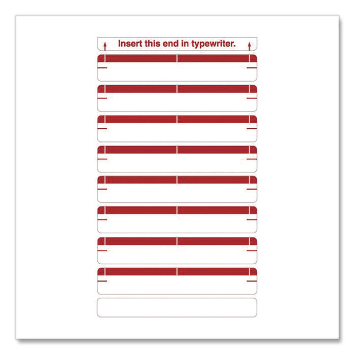 Type-On Write-On Sheet Style Labels, 8 Labels/Sheet, 31 Sheets/Pack