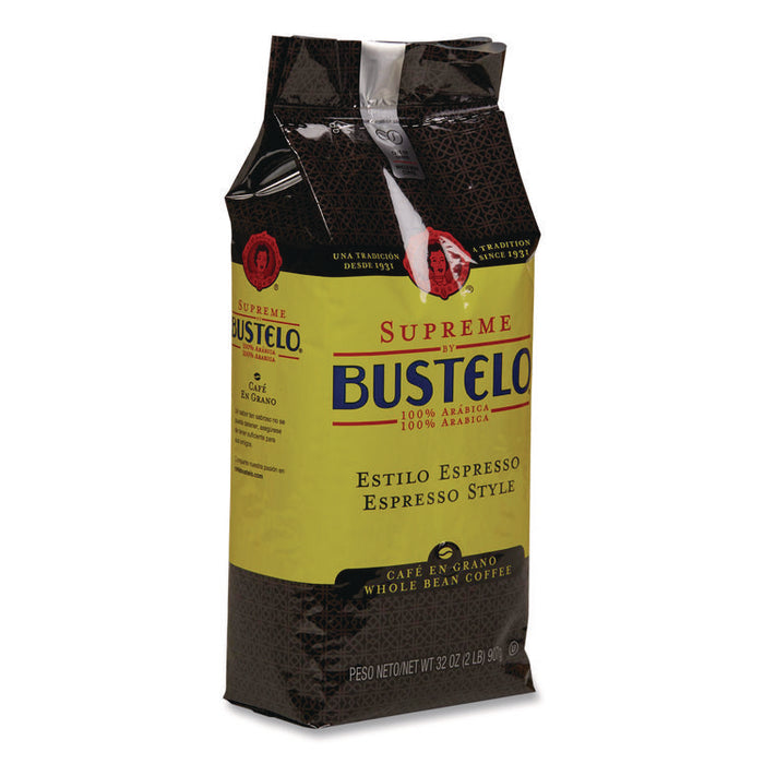Cafe Bustelo Whole Bean Coffee, Espresso, 32 oz Bag