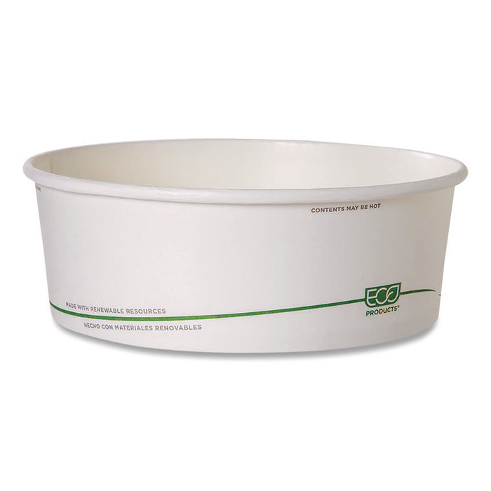 GreenStripe Paper Food Containers, 32 oz, 7.28" dia x 2.48", White, 300/Carton