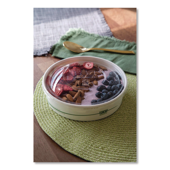 GreenStripe Paper Food Containers, 32 oz, 7.28" dia x 2.48", White, 300/Carton