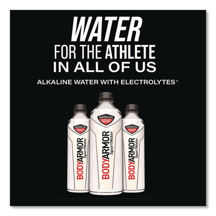 SportWater Alkaline Water, 23.67 oz Bottle, 24/Pack