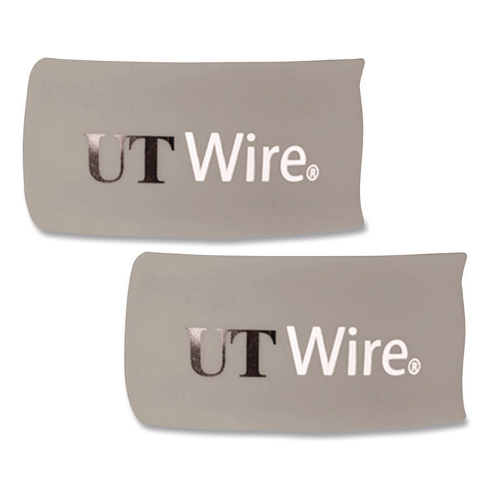 Speedy-Wrap Magnetic Cable Wrap, 0.82" x 10", Gray, 2/Pack