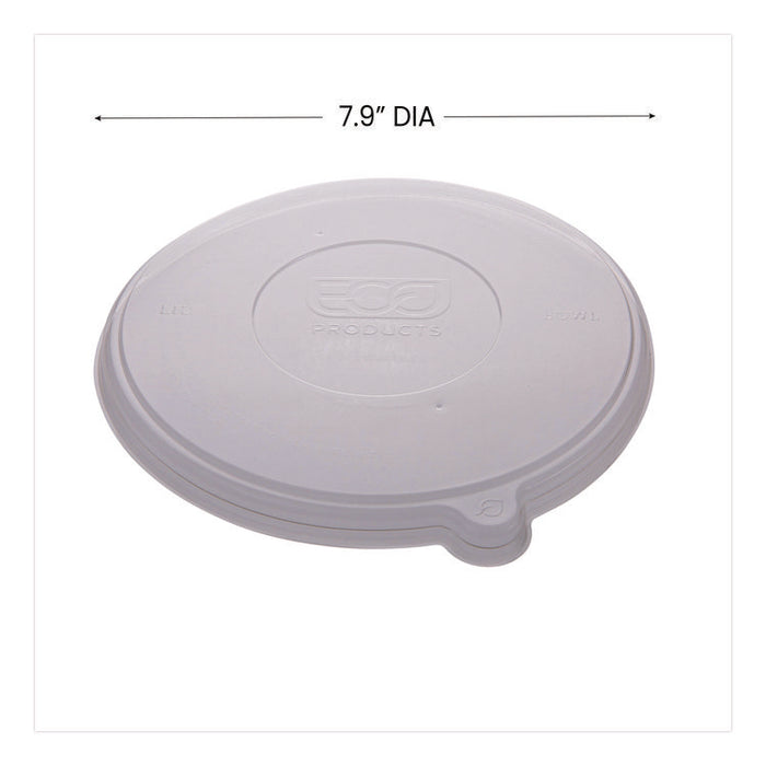 Worldview 100 Percent Recycled Content Lid, 7.93" Diameter x 0.6" h, Clear, 400/Carton