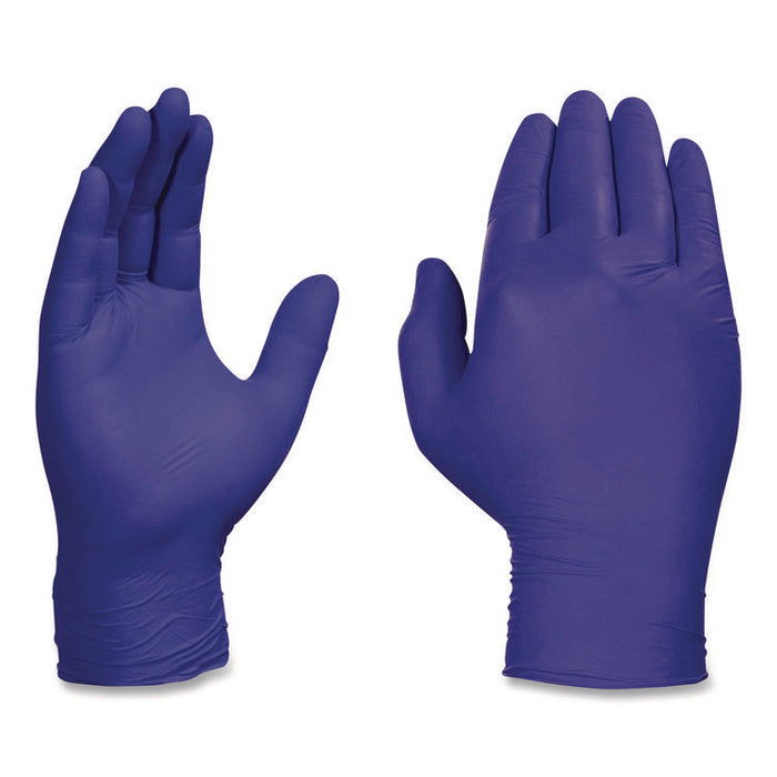 Nitrile Exam Gloves, Powder-Free, Medium, 3 mil Thick, Indigo, 100/Box