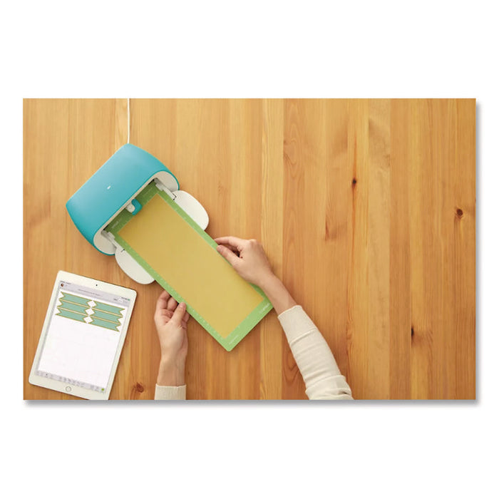 Joy StandardGrip Machine Mat, 1/2" Grid, Adhesive Backing, 4.5" x 12", Green