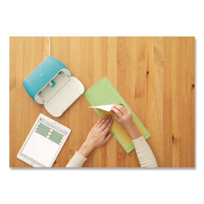 Joy StandardGrip Machine Mat, 1/2" Grid, Adhesive Backing, 4.5" x 12", Green