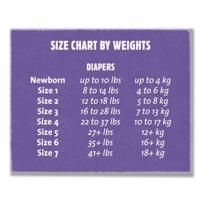 Premium Jumbo Diapers, Size 6, 35 lbs and Up, 92/Carton