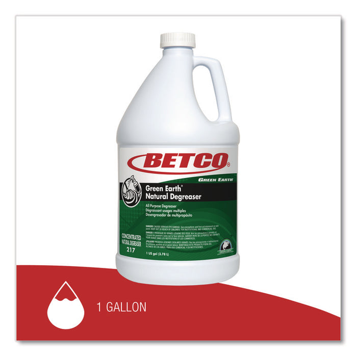 Green Earth Natural Degreaser, 1 gal Bottle, 4/Carton