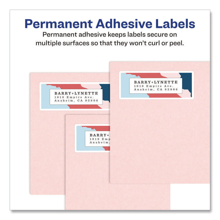 White Shipping Labels-Bulk Packs, Inkjet/Laser Printers, 3.33 x 4, White, 6/Sheet, 250 Sheets/Box