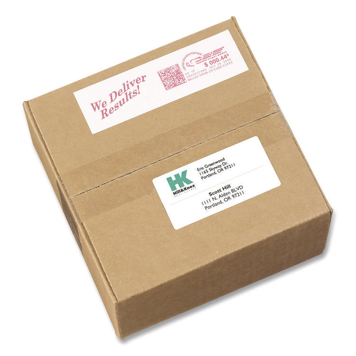 Postage Meter Labels for Personal Post Office, 1.78 x 6, White, 2/Sheet, 30 Sheets/Pack, (5289)