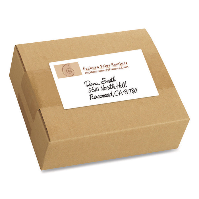 Removable Multi-Use Labels, Inkjet/Laser Printers, 2 x 4, White, 2/Sheet, 50 Sheets/Pack, (5444)