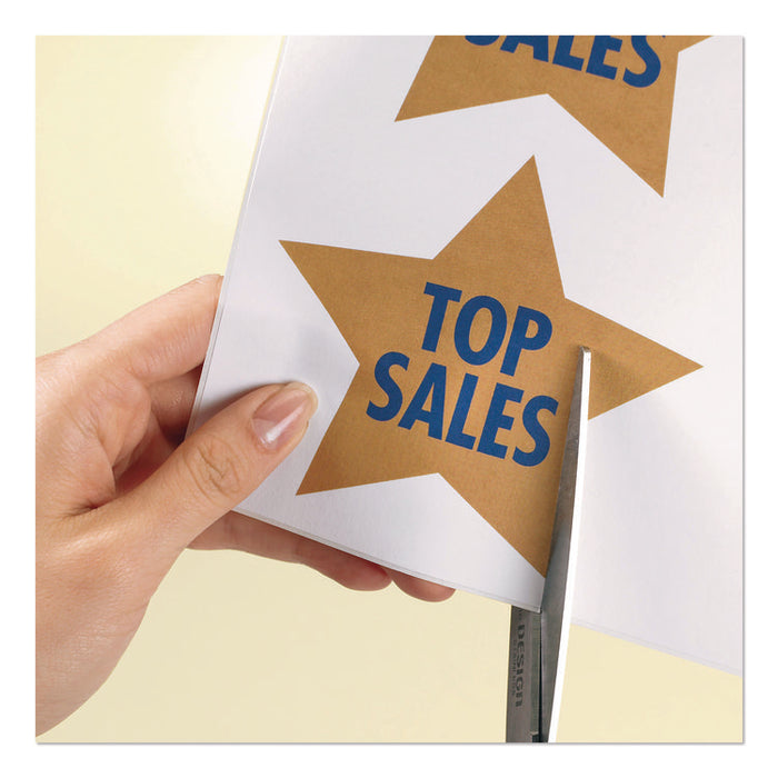 White Shipping Labels-Bulk Packs, Inkjet/Laser Printers, 8.5 x 11, White, 250/Box
