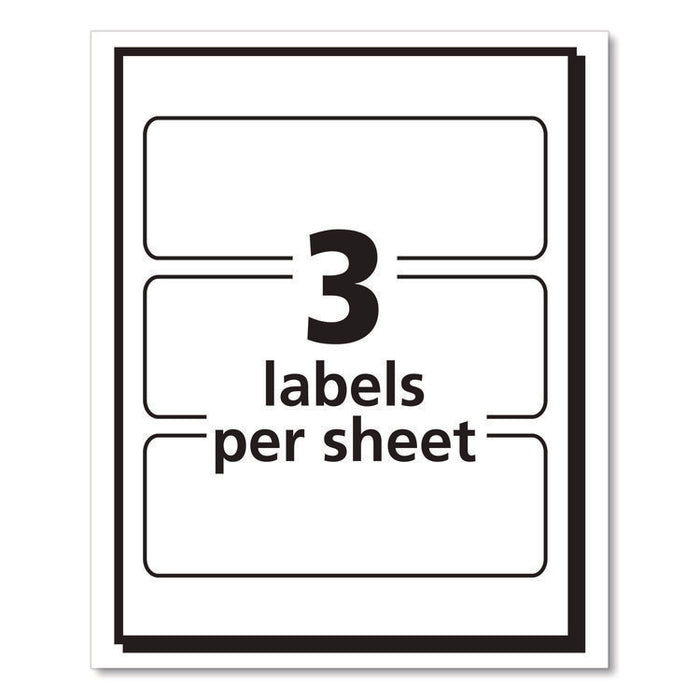 Removable Multi-Use Labels, Inkjet/Laser Printers, 1.5 x 4, White, 3/Sheet, 50 Sheets/Pack, (5452)