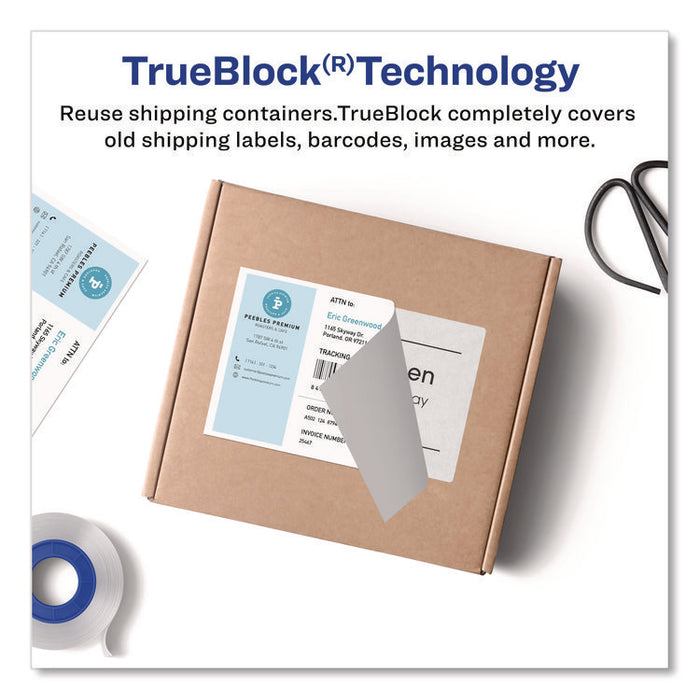 Shipping Labels with TrueBlock Technology, Inkjet Printers, 5.06 x 7.62, White, 25 Sheets/Pack