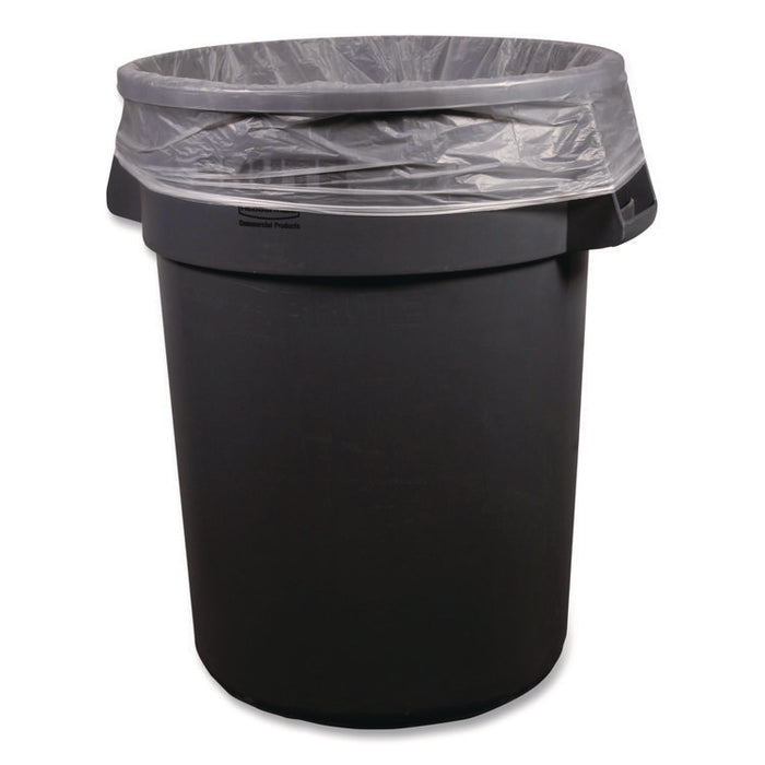 High-Density Can Liners, 56 gal, 16 mic, 43 x 48, Natural, Perforated Roll, 200/Carton