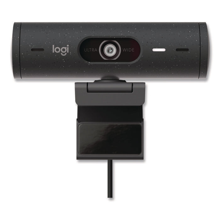 Brio 505 Plug and Play Webcam, 1920 pixels x 1080 pixels, 4 Mpixels, Graphite