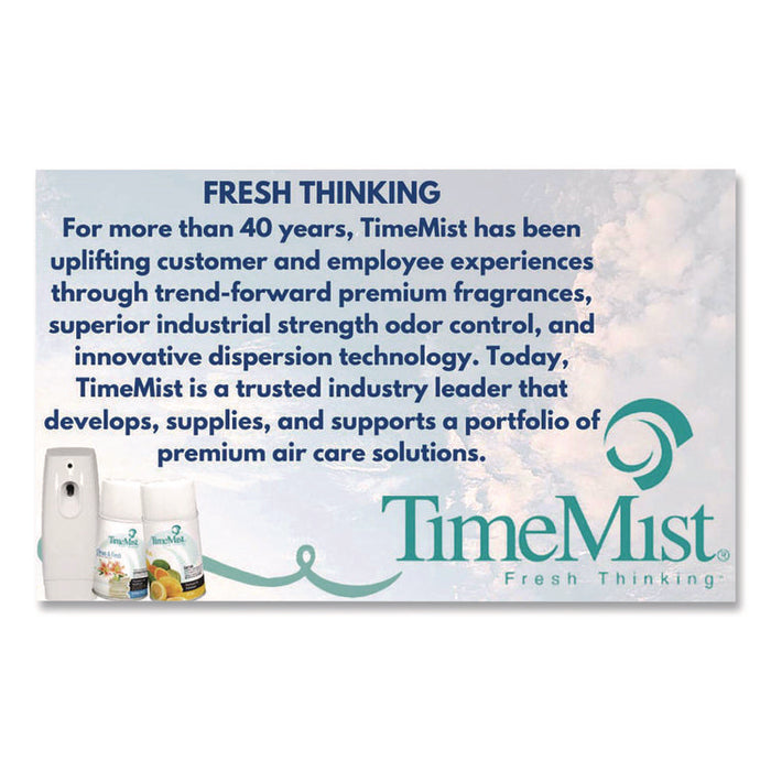 Premium Metered Air Freshener Refill, Vanilla, 5.3 oz Aerosol Spray, 12/Carton