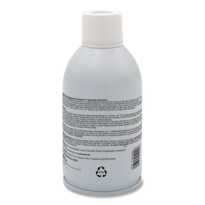 Premium Metered Air Freshener Refill, Clean N Fresh, 7.1 oz Aerosol Spray, 12/Carton