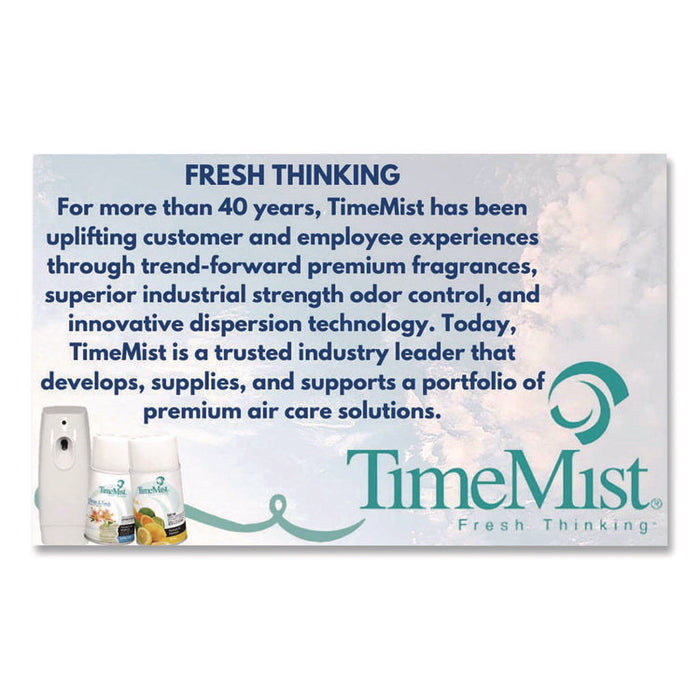 Premium Metered Air Freshener Refill, Clean N Fresh, 7.1 oz Aerosol Spray, 12/Carton