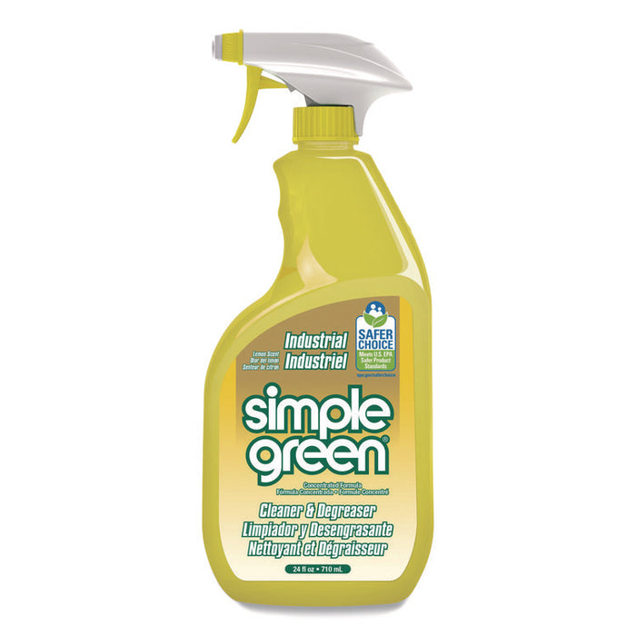 Industrial Cleaner and Degreaser, Concentrated, 24 oz Spray Bottle, 12 Bottles/Carton